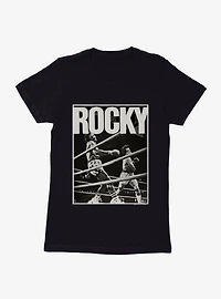 Rocky Punch To Apollo Print Womens T-Shirt