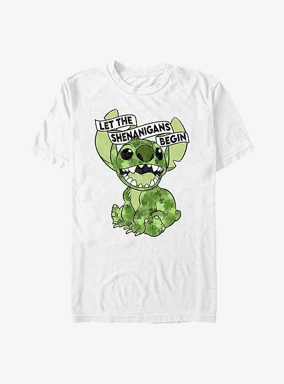 Disney Lilo & Stitch Clover Let The Shenanigans Begin T-Shirt