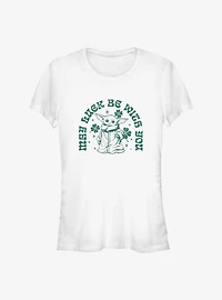 Star Wars The Mandalorian Grogu May Luck Be With You Girls T-Shirt