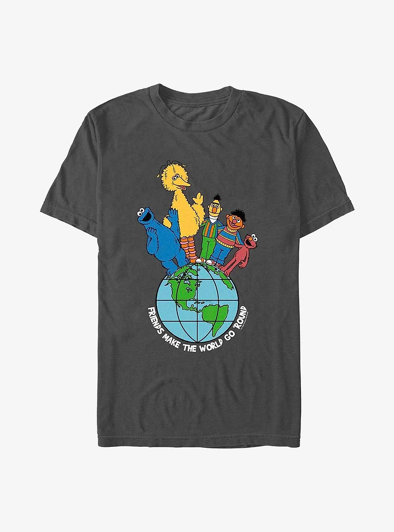 Sesame Street Friends Make The World T-Shirt