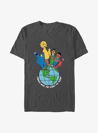Sesame Street Friends Make The World T-Shirt