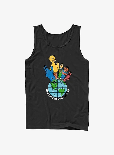 Sesame Street Friends Make The World Tank Top