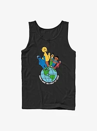 Sesame Street Friends Make The World Tank Top