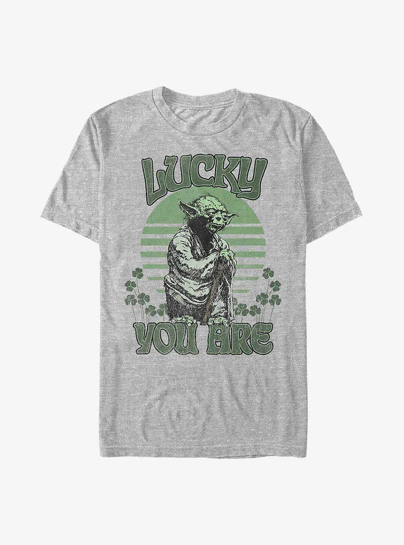 Star Wars Yoda Lucky You Are T-Shirt