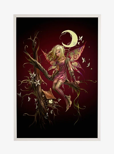 Fairies by Trick Autumn Fairy Framed Poster