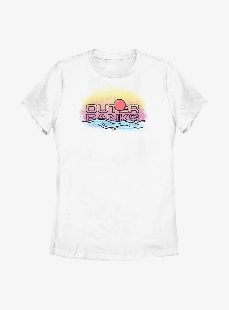 Outer Banks Sunset Womens T-Shirt