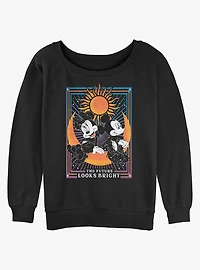 Disney Mickey Mouse & Minnie The Future Looks Bright Astrology Girls Sweatshirt