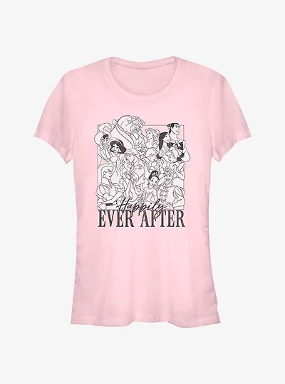Disney Princesses Happily Ever After Girls T-Shirt