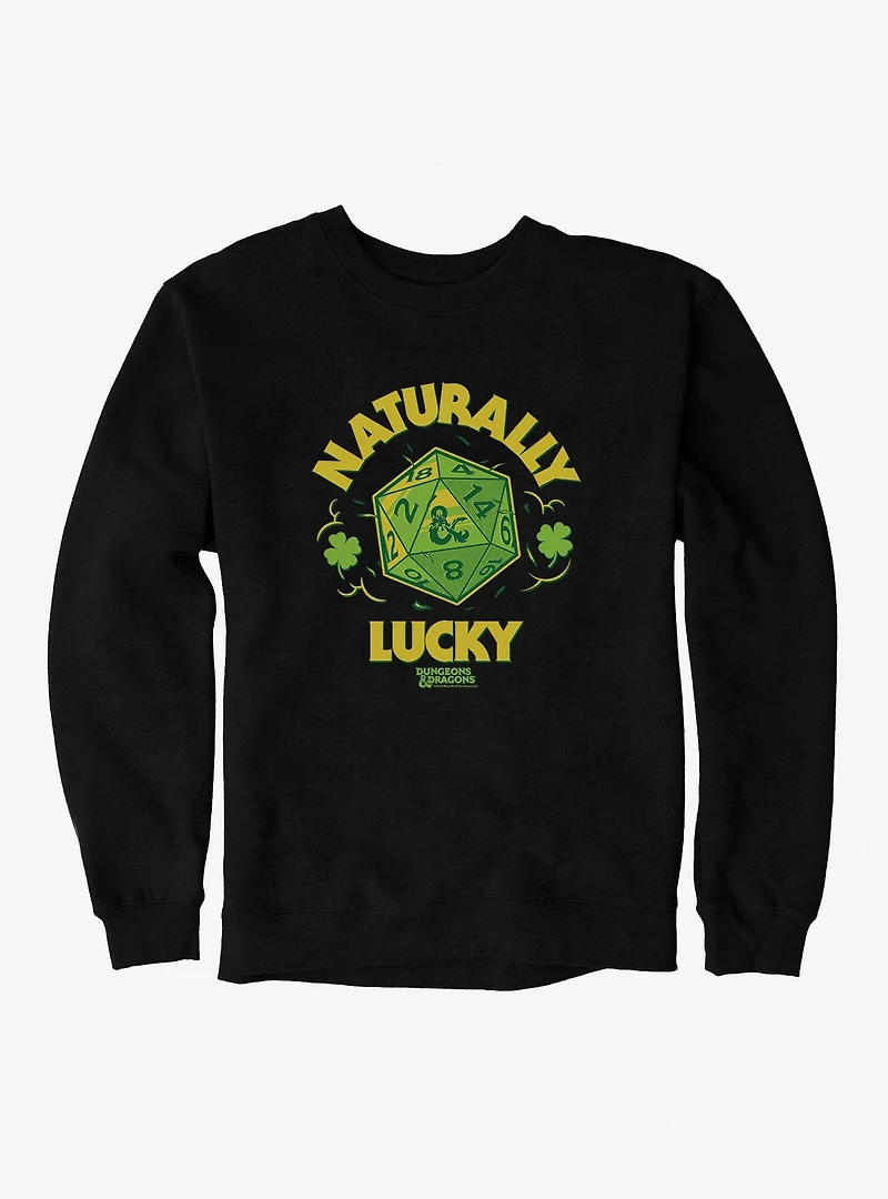 Dungeons & Dragons Naturally Lucky Dice Sweatshirt
