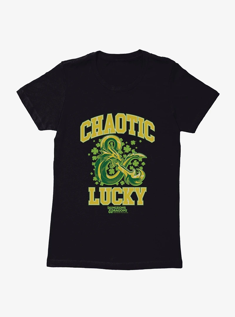 Dungeons & Dragons Chaotic And Lucky Womens T-Shirt