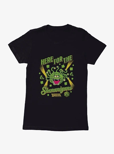 Dungeons & Dragons Here For The Shenanigans Beholder Womens T-Shirt