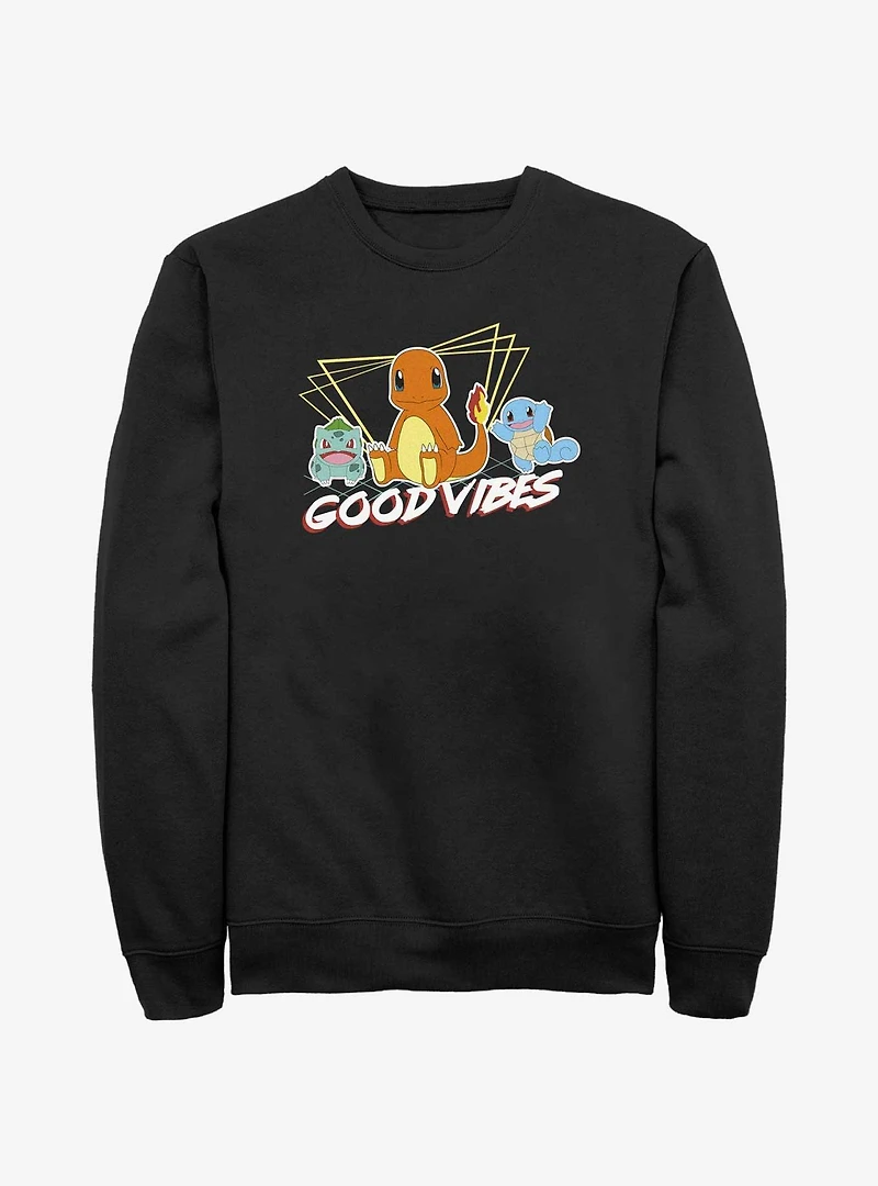 Pokemon Good Vibes Starter Pack Sweatshirt