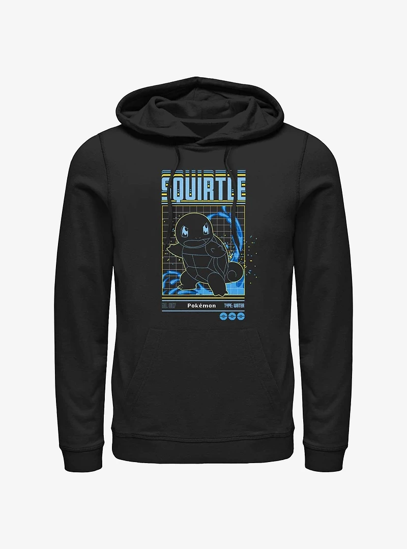 Pokemon Squirtle Grid Hoodie