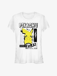 Pokemon Pikachu Poster Girls T-Shirt