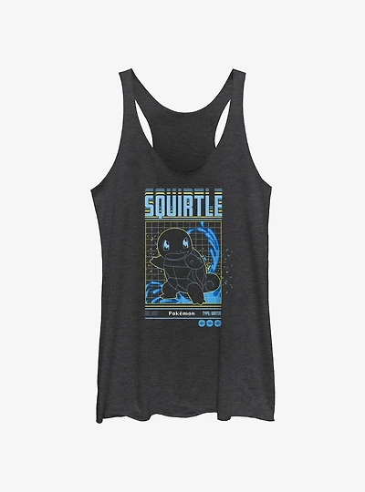 Pokemon Squirtle Grid Girls Tank