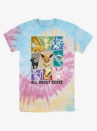 Pokemon Eevee Eeveelution Tie-Dye T-Shirt