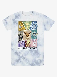 Pokemon Eevee Eeveelution Tie-Dye T-Shirt