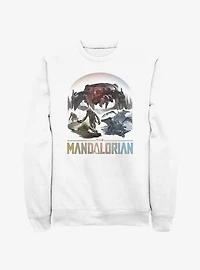 Star Wars the Mandalorian Living Waters Mines of Mandalore Sweatshirt