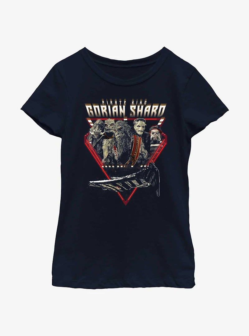 Star Wars The Mandalorian Pirate King Gorian Shard Youth Girls T-Shirt