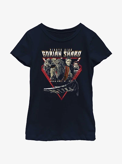 Star Wars The Mandalorian Pirate King Gorian Shard Youth Girls T-Shirt