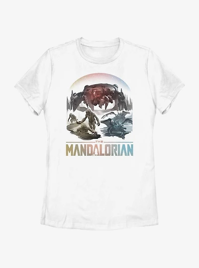 Star Wars the Mandalorian Living Waters Mines of Mandalore Womens T-Shirt