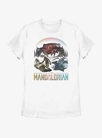 Star Wars the Mandalorian Living Waters Mines of Mandalore Womens T-Shirt