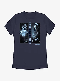 Star Wars The Mandalorian Dark Saber Womens T-Shirt