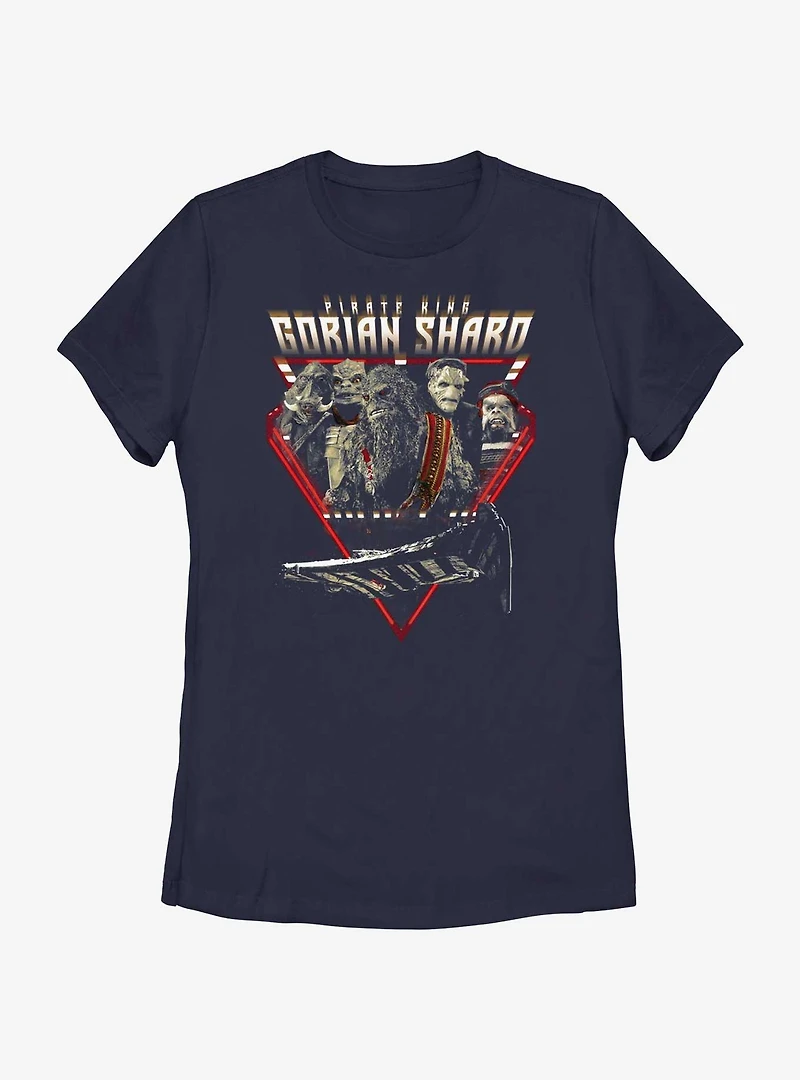Star Wars The Mandalorian Pirate King Gorian Shard Womens T-Shirt