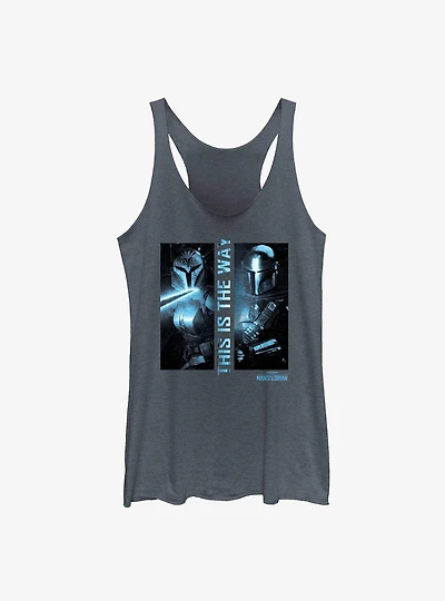 Star Wars The Mandalorian Dark Saber Womens Tank Top