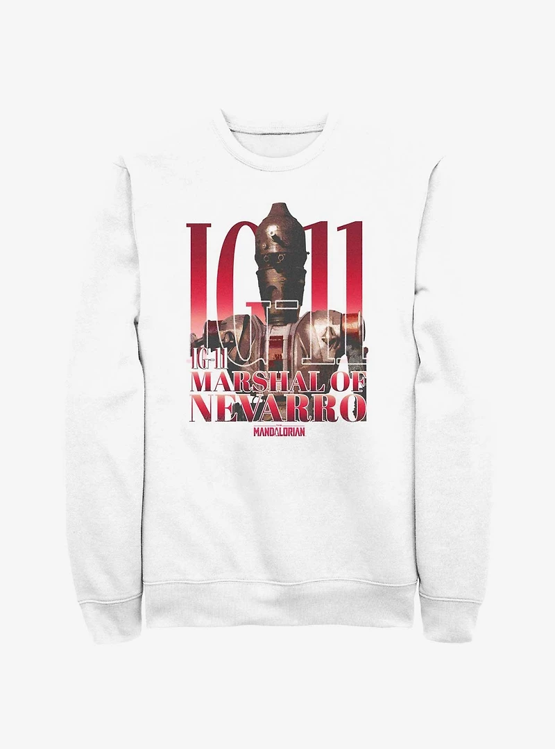 Star Wars The Mandalorian IG-11 Marshal Of Nevarro Sweatshirt