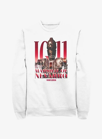 Star Wars The Mandalorian IG-11 Marshal Of Nevarro Sweatshirt