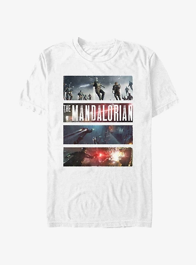 Star Wars The Mandalorian Big Battle T-Shirt
