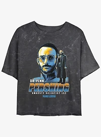 Star Wars The Mandalorian Amnesty Scientist Dr. Penn Pershing Mineral Wash Womens Crop T-Shirt