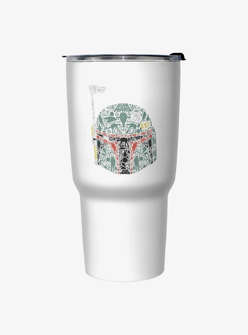 Star Wars Boba Helmet Icons Travel Mug