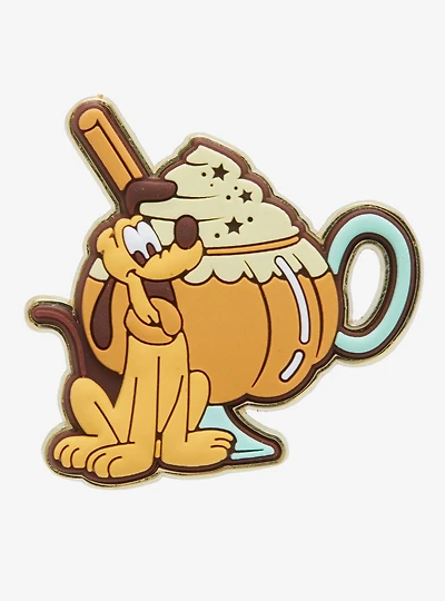 Loungefly Disney Pluto Pumpkin Spice Scented Pin - BoxLunch Exclusive