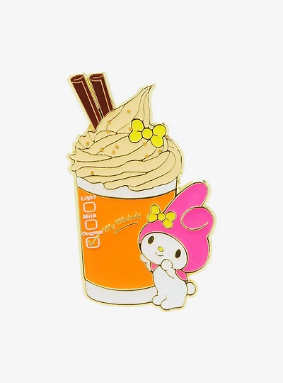 Sanrio My Melody Pumpkin Spice Latte Enamel Pin - BoxLunch Exclusive