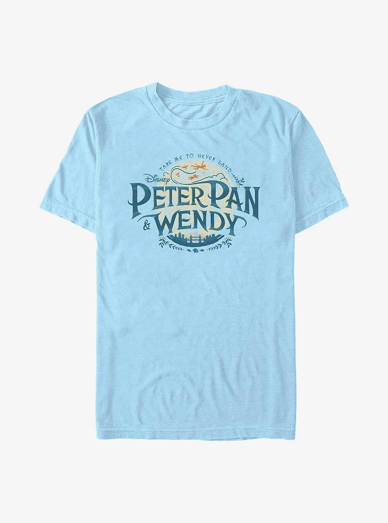 Disney Peter Pan & Wendy To Neverland Title T-Shirt