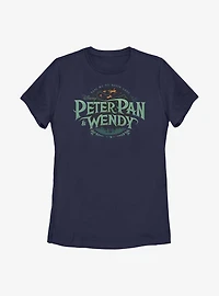Disney Peter Pan & Wendy To Neverland Title Womens T-Shirt