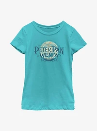 Disney Peter Pan & Wendy To Neverland Title Youth Girls T-Shirt