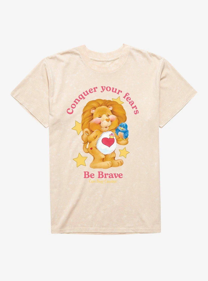 Care Bear Cousins Brave Heart Lion Be Mineral Wash T-Shirt