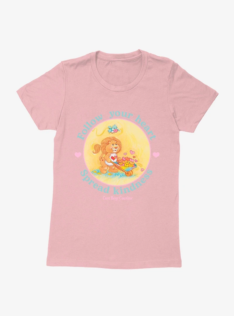 Care Bear Cousins Brave Heart Lion Follow Your Womens T-Shirt
