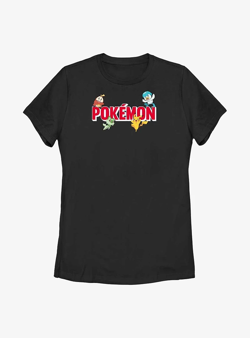 Pokemon Logo Womens T-Shirt