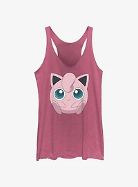 Pokemon Jigglypuff Face Womens Tank Top