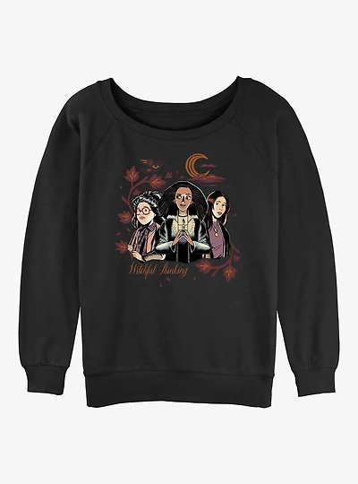 Disney Hocus Pocus Witchful Thinking Izzie, Becca, Cassie Girls Sweatshirt