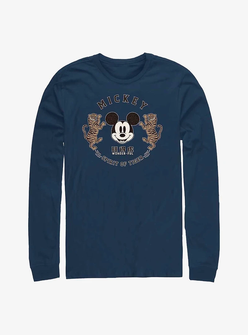 Disney Mickey Mouse Spirit Of Tiger Long-Sleeve T-Shirt