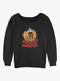 Disney Mickey Vintage Mickey Pose Girls Sweatshirt