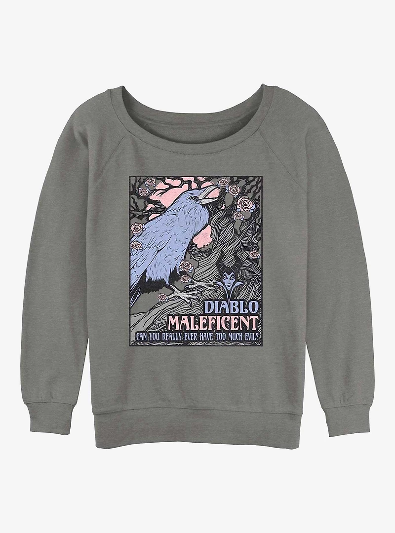 Disney Sleeping Beauty Maleficent Too Much Evil Girls Sweatshirt