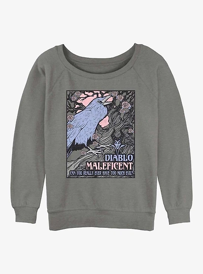 Disney Sleeping Beauty Maleficent Too Much Evil Girls Sweatshirt