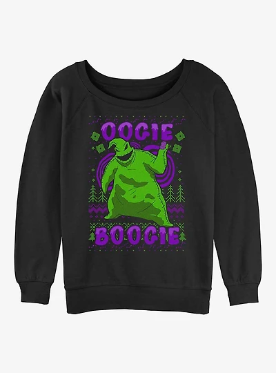 Disney The Nightmare Before Christmas Oogie Boogie Womens Slouchy Sweatshirt