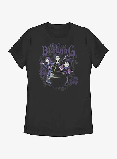 Disney Hocus Pocus Trouble Is Brewing Womens T-Shirt